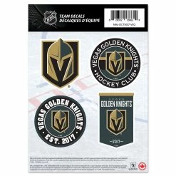 Mustang VEGAS GOLDEN KNIGHTS 5" X 7" MINI DECAL SET