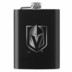 Mustang VEGAS GOLDEN KNIGHTS 8OZ FLASK - LASER ETCH