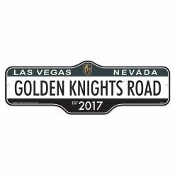 Mustang VEGAS GOLDEN KNIGHTS DELUXE STREET SIGN 8X23