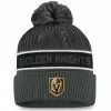 VEGAS GOLDEN KNIGHTS FANATICS MEN'S AUTHENTIC PRO LOCKER ROOM BEANIE CUFF POM TOQUE