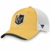 VEGAS GOLDEN KNIGHTS FANATICS MEN'S AUTHENTIC PRO LOCKER ROOM ALTERNATE LOGO ADJUSTABLE MESH HAT