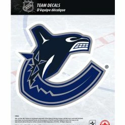 Mustang VANCOUVER CANUCKS 5" X 7" NHL TEAM DECAL