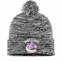 VANCOUVER CANUCKS FANATICS MEN'S HOCKEY FIGHTS CANCER 2018 CUFFED KNIT TOQUE