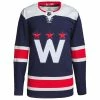 WASHINGTON CAPITALS ADIDAS ADIZERO PRIMEGREEN AUTHENTIC NAVY THIRD JERSEY