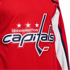 WASHINGTON CAPITALS ADIDAS ADIZERO PRIMEGREEN AUTHENTIC RED HOME JERSEY -Atlantic Division Shop WASHINGTON CAPITALS ADIDAS ADIZERO PRIMEGREEN AUTHENTIC RED HOME JERSEY LOGO CREST