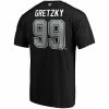 WAYNE GRETZKY LOS ANGELES KINGS FANATICS ADULT HERITAGE T SHIRT