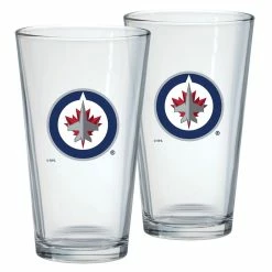Mustang WINNIPEG JETS 16OZ MIXING GLASS SET