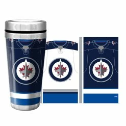Mustang WINNIPEG JETS 16OZ STAINLESSS STEEL TRAVEL MUG