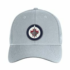 WINNIPEG JETS ADIDAS ADULT NHL COACH STRUCTURED FLEX HAT