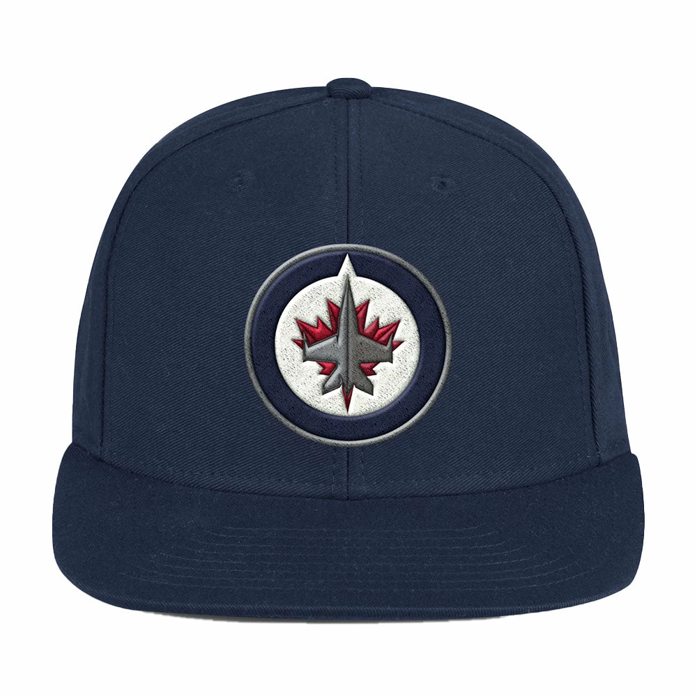 WINNIPEG JETS ADIDAS ADULT NHL FLAT BRIM SNAPBACK HAT 2 WINNIPEG JETS ADIDAS ADULT NHL FLAT BRIM SNAPBACK HAT - Image 2