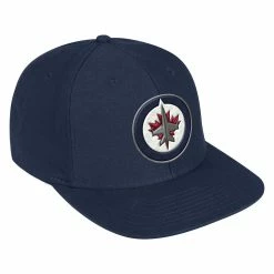 WINNIPEG JETS ADIDAS ADULT NHL FLAT BRIM SNAPBACK HAT
