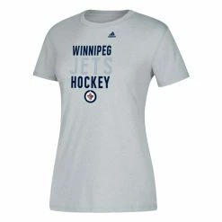 WINNIPEG JETS ADIDAS WOMEN'S LINED MIDDLE TEAM T SHIRT