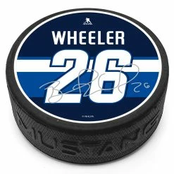 Mustang WINNIPEG JETS BLAKE WHEELER PUCK NHLPA COLLECTION