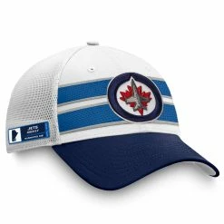 WINNIPEG JETS FANATICS AUTHENTIC PRO ADJUSTABLE 2021 NHL DRAFT HAT -Atlantic Division Shop WINNIPEG JETS FANATICS AUTHENTIC PRO ADJUSTABLE 2021 NHL DRAFT HAT RIGHT