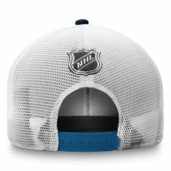 WINNIPEG JETS FANATICS MEN'S AUTHENTIC PRO LOCKER ROOM STRUCTURED ADJUSTABLE MESH HAT -Atlantic Division Shop WINNIPEG JETS FANATICS MEN S AP LOCKER ROOM STRUCTURED ADJUSTABLE MESH HAT BACK