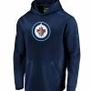 WINNIPEG JETS FANATICS MEN'S RINKSIDE SYNTH PULLOVER HOODIE