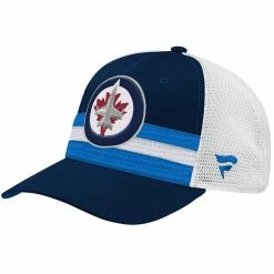 Outerstuff WINNIPEG JETS KIDS AUTHENTIC PRO DRAFT MESHBACK HAT