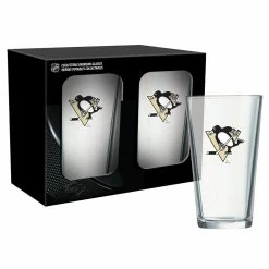 Mustang PITTSBURGH PENGUINS 2PK 16oz MIXING GLASS SET