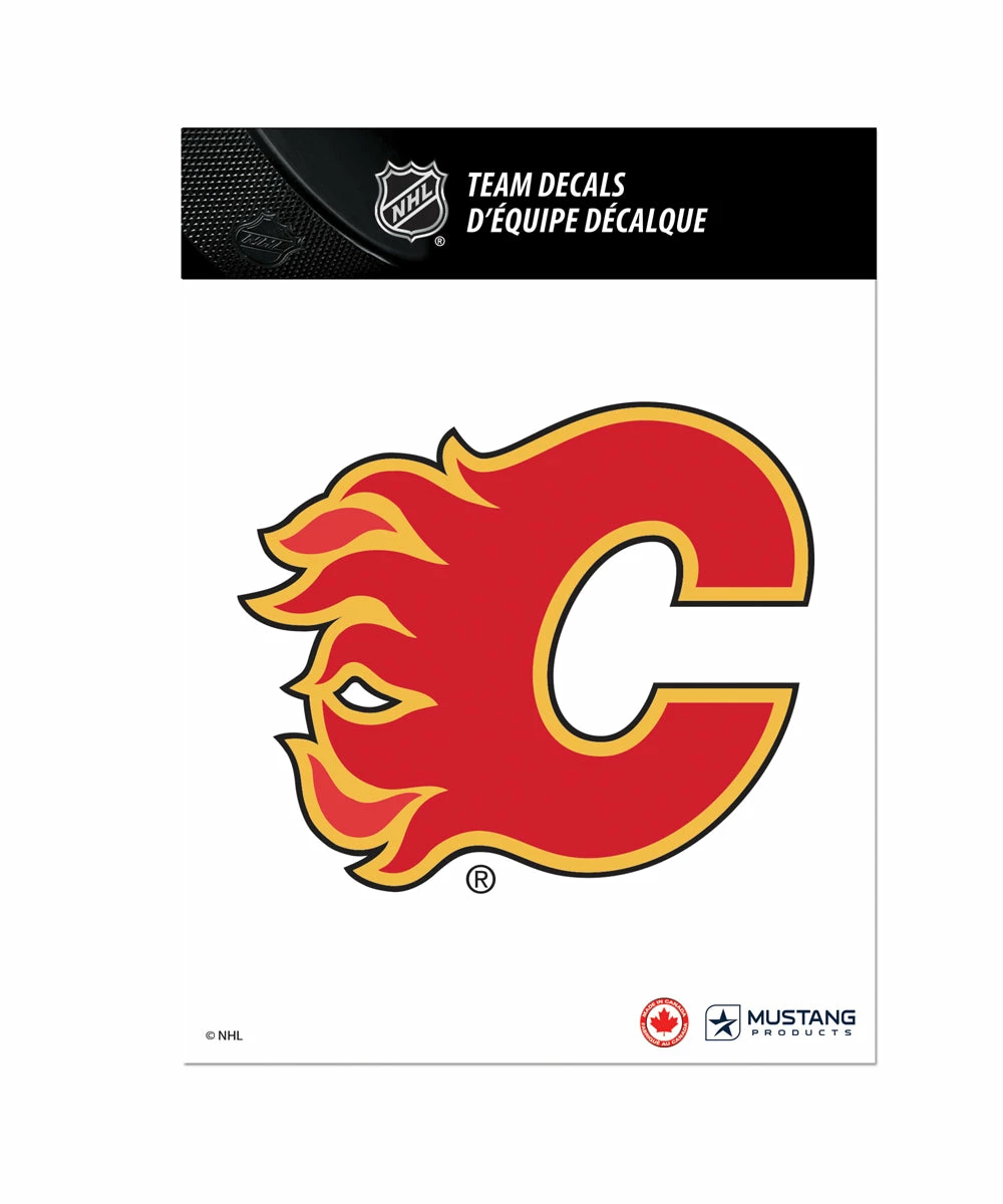THE SPORTS VAULT CALGARY FLAMES TEAM DECAL 1 THE SPORTS VAULT CALGARY FLAMES TEAM DECAL
