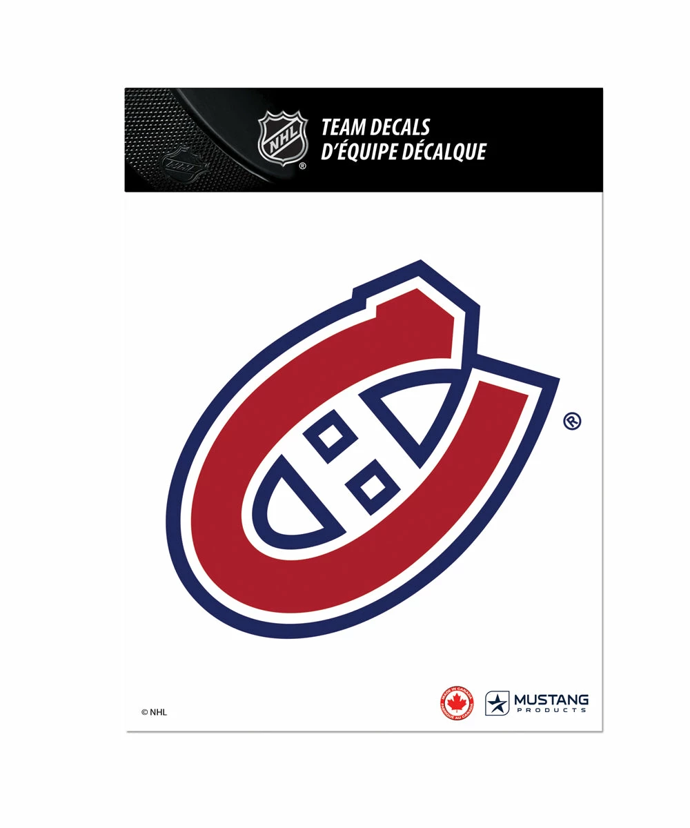 THE SPORTS VAULT MONTREAL CANADIENS TEAM DECAL 1 THE SPORTS VAULT MONTREAL CANADIENS TEAM DECAL