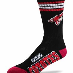 NSSI G-III ARIZONA COYOTES 4 STRIPE DEUCE MEN'S SOCKS