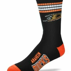 NSSI G-III ANAHEIM DUCKS 4 STRIPE DEUCE MEN'S SOCKS