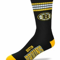 NSSI G-III BOSTON BRUINS 4 STRIPE DEUCE MEN'S SOCKS