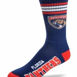 NSSI G-III FLORIDA PANTHERS 4 STRIPE DEUCE MEN'S SOCKS