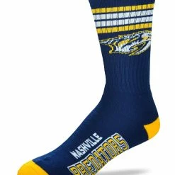 NSSI G-III NASHVILLE PREDATORS 4 STRIPE DEUCE MEN'S SOCKS